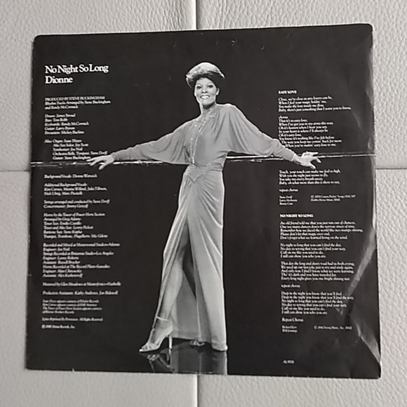 Dionne Warwick - No Night So Long LP - Picture 3 of 6